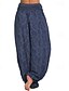 abordables jambe large et taille haute-Femmes Jambe large Slacks Pantalons Mode Boho Longueur complète Naturel Fleuri Imprimé Confortable Extérieur Extérieur Vacances Décontracté Quotidien Magenta Saphir Bleu marine Abricot Été Coupe