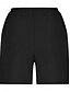 preiswerte Schlichte Hose aus Baumwollleinen-Damen Shorts einfarbig Chinos modisch basic kurz mittelhoch tailliert schlicht Taschen elastischer Bund Komfort Outdoor mikro-elastisch Urlaub Street lässig Olivgrün Schwarz Weiß Blau Sommer reguläre
