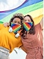 ieftine Accesorii de păr pentru femei-Eșarfă unisex cu imprimeu paisley și motive curcubeu pentru mândria - un accesoriu colorat LGBTQ+ pentru festivaluri, parade și ținute de zi cu zi