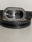 abordables ceinture-Ceinture Femmes PU Brun Ceinture Taille Fête Date Fleuri