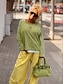 ieftine pantaloni cu picior drept-Pentru femei Pantaloni Casual Lungime totală Natural Mată Micro-elastic Purtare Zilnică Gri Galben Roz Vară