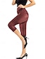 billiga Blå 3D-utskrift-Kvinno leggings capribyxor 3D-print semester vintage etnisk stil kalvlängd hög midja grafisk hög skärning komfort andningsbar snabb torkning stretchig utomhus gata daglig svart röd blå grå sommar