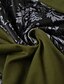 ieftine Fuste grafice-Pentru femei Fustă Casual Boho Midi Talie Medie Fuste Floral Bloc Culoare Lipitură Imprimeu Tiv Asimetric Micro-elastic Vacanță Stradă Verde Vară Poliester