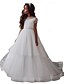 baratos Vestidos para Menina das Flores de Casamento-Vestido de Dama de Honor Comprimento de Sola Vestido de Primeira Comunhão Frozen Elsa Meninas Vestido de Formatura Fofo Tule com Tule Estilo Real Ajuste de 3-16 Anos