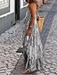 ieftine Rochii boho-Pentru femei Rochie Lunga Rochie Maxi Rochie casual Rochie leagăn Rochie Slip Rochie Boho Modă În aer liber Petrecere Concediu Fit regulat Cravată Fără manșon Bretele Spagheti Negru Roz Îmbujorat