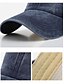 abordables Chapeaux pour hommes-Casquette de camionneur vintage en maille pour homme – Casquette de baseball réglable en coton lavé pour les sports de plein air, les voyages et les tenues décontractées quotidiennes