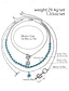abordables Collier pour femme-Ensemble de colliers de perles turquoise superposées pour femmes - Bijoux bohèmes avec breloques cactus et gouttes, idéal pour les festivals, les concerts country et les tenues décontractées