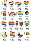 billige Dametørklæder-LGBTQ+ regnbue emalje pin - pride badge kollektion til jakker, rygsække og hatte, unisex farverigt tilbehør, perfekt til pride parader, festivaler og LGBT-begivenheder