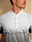 abordables Hauts-Homme T-shirt POLO Noir Manche Courte Top Tenue de golf Vêtements Tenues Porter des vêtements
