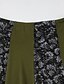 ieftine Fuste grafice-Pentru femei Fustă Casual Boho Midi Talie Medie Fuste Floral Bloc Culoare Lipitură Imprimeu Tiv Asimetric Micro-elastic Vacanță Stradă Verde Vară Poliester