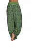 abordables jambe large et taille haute-Femmes Jambe large Slacks Pantalons Mode Boho Longueur complète Naturel Fleuri Imprimé Confortable Extérieur Extérieur Vacances Décontracté Quotidien Magenta Saphir Bleu marine Abricot Été Coupe