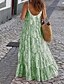 ieftine Rochii boho-Pentru femei Rochie Lunga Rochie Maxi Rochie casual Rochie leagăn Rochie Slip Rochie Boho Modă În aer liber Petrecere Concediu Fit regulat Cravată Fără manșon Bretele Spagheti Negru Roz Îmbujorat