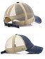 abordables Chapeaux pour hommes-Casquette de camionneur vintage en maille pour homme – Casquette de baseball réglable en coton lavé pour les sports de plein air, les voyages et les tenues décontractées quotidiennes