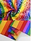 ieftine Accesorii de păr pentru femei-Eșarfă unisex cu imprimeu paisley și motive curcubeu pentru mândria - un accesoriu colorat LGBTQ+ pentru festivaluri, parade și ținute de zi cu zi