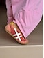ieftine pantaloni cu picior drept-Pentru femei Pantaloni Casual Lungime totală Natural Mată Micro-elastic Purtare Zilnică Gri Galben Roz Vară