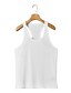 billiga Gym-toppar-Herr Linne Undertröjor Ärmlös tröja Muskelskjorta Ärmlös Rund hals Sommar Slät Mode Designer Muskel Utomhus Gym Utekväll Svart Vit Kaki Topp t-shirt för män