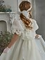 baratos Vestidos para Menina das Flores de Casamento-Vestido de baile de comprimento de joelho para menina das flores Quinceanera vestido da Elsa de Frozen vestido de baile fofo para meninas tule com estilo royal tutu ajustado para 3-16 anos
