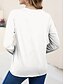 cheap Art&amp;Design tee-Women&#039;s T shirt Long Sleeve Crew Neck Long Sleeve Tunic Floral Graphic Gradient Elegant Vintage Stylish Regular Tops Daily Print White Yellow Red Blue Dark Green Fall Prefall