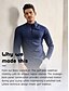 abordables Hauts-Homme T-shirt POLO bleu marine manche longue Top Tenue de golf Vêtements Tenues Porter des vêtements