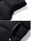 billige Herre puffer vest-Herre Puffer Vest Gilet Quiltet vest Ferierejse Daglig Stævnemøde Mode Afslappet Efterår vinter Lomme Polyester Hold Varm Bekvem Helfarve Lynlås Høj krave Regulær Sort Vin Rød Blå Vest
