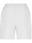 preiswerte Schlichte Hose aus Baumwollleinen-Damen Shorts einfarbig Chinos modisch basic kurz mittelhoch tailliert schlicht Taschen elastischer Bund Komfort Outdoor mikro-elastisch Urlaub Street lässig Olivgrün Schwarz Weiß Blau Sommer reguläre