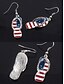 voordelige Damesoorbellen-Oorbellen met de Amerikaanse vlag in de kleuren rood, wit en blauw voor dames, diverse looks voor dames, perfect voor 4 juli en nationale feestdagen, stijlvolle sieradencollectie met de Amerikaanse vlag
