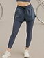 abordables Leggings et collants de yoga-Pantalon de yoga Leggings de yoga Femmes Avec Poches Cordon de serrage 2 en 1 Yoga Fitness Pilates Pantalons Spandex Des sports Tenues de Sport Micro-Élastique Noir Rose