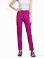 abordables pantalones cargo de mujer-Mujer Pantalones cargo pantalones Casual Longitud total Cintura Media Plano Bolsillo Cintura elástica Bolsillo con cremallera Confortable Al Aire Libre Cómodo Exterior Festivos Azul cielo Fucsia Otoño
