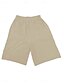 abordables Bermudas-Mujer Chinos Pantalón corto Moda Ropa de calle Básico Longitud de la rodilla Alta cintura Plano Bolsillo Cintura elástica Confortable Suave Cómodo Microelástico Exterior Calle Gris oscuro Azul