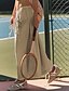 ieftine pantaloni cargo de damă-Pentru femei Pantaloni Cargo Pantaloni Drept Modă Șic Stradă Lungime până la glezne Natural Mată Buzunar Comfortabil Micro-elastic Sporturi &amp; Exterior Purtare Zilnică Negru Roz Verde Militar Bleumarin