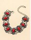 abordables Bracelet pour femme-Bracelet bohème vintage en pierre turquoise pour femme – Design à maillons de chaîne plaqué argent antique pour tenues décontractées, fêtes et cadeaux