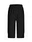 abordables Leggings unis-Femmes Pantalon capri Leggings Leggings confortables Streetwear Occasionnel Longueur mollet Naturel Uni Taille Élastique Confortable Extérieur Extérieur Athleisure Fête Chameau Vin Gris Noir Été