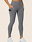 economico Leggings semplici-Per donna Leggings Shorts arricciati Leggings comodi Streetwear Casual Lunghezza alla caviglia Vita Alta Semplice Elastico in vita Traspirabilità Elasticizzato Vacanza Sportivo Abbigliamento