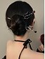 cheap Halloween Accessories-Women&#039;s Gothic Rose Hairpin Vintage Alloy Hairpin Set, Retro Branch Design Hair Accessories, Suitable for Halloween Party and Cosplay