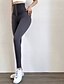 billige Fleeceforede leggings-Dame Fleece bukser Slacks Leggins Gade Afslappet Fuld længde Naturlig Vanlig Elastisk Talje Spænde comfy Ferierejse I-byen-tøj Vin Grå Sort Gul Vinter Regulær