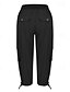 economico pantaloni cargo da donna-Per donna Pantaloni Cargo Pantaloni Eleganti Streetwear Casual Lunghezza al polpaccio Naturale Semplice Tasca Design con Coulisse Elastica Comodo All&#039;aperto Confortevole All&#039;aperto Abbigliamento