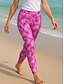 billiga Konst &amp; Design Tryck-Dam Damasker Semester Vintage Etnisk Stil Ankellång Hög midja Grafisk Knytbatik Abstrakt 3D-utskrift Snabb tork Mateial som andas Mjuk Elastisk Utomhus Hem Casual Svart Rosa Blå Höst Smal passform
