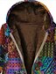 billiga Sherpa-jackor-Dam Fleece-jacka Kappa Hoodiejacka Håller värmen Bekväm Dragkedja Ficka Modern Ledigt Blandad färg Utekväll Helgen Dragkedja Normal Huva Normal Långärmad Ytterkläder Rubinrött Orange Vinter