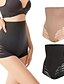baratos Leggings lisas-Mulheres Calção Leggings Shorts Abotoado Roupa de rua Casual Curto Cintura Alta Tecido Cintura elástica Respirabilidade Com Stretch Férias Rua Roupa Diária Cuticolor Preto Verão Normal
