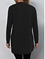 abordables Cárdigans y prendas de abrigo-Mujer Chaqueta casual Transpirable Cómodo Retazos Moda Casual Plano Vacaciones Calle Casual Ropa Cotidiana Frente Abierto Regular Sin Cuello Ajuste regular Manga Larga Ropa de calle Negro Verde Trébol
