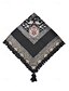 cheap Women&#039;s Scarves-Women’s Boho Square Scarf with Tassels – Lightweight Blended Cotton Ethnic Print Shawl for Casual Outfits, Travel and Festivals