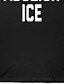 abordables T-shirt Humor &amp; Citations-Femmes T-shirt Lettre Mode Moderne Manche Courte Col ras du cou Hauts Réguliers Quotidien Sports Imprimé Noir Été ABOLISH ICE