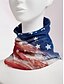 abordables Chapeaux pour femmes-Bonnet cache-cou imprimé drapeau américain pour femme, double usage - style patriotique, polyester doux, taille unique, convient à un usage quotidien, aux activités de plein air et aux célébrations du 4 juillet
