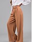 economico Pantaloni a gamba dritta-Per donna Chinos Dritto Moda Streetwear Lunghezza intera Vita Alta Semplice Tasca Comodo Morbido Confortevole Micro-elastico All&#039;aperto Streetwear Arancione Estate Primavera Vestibilità comoda