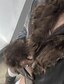 cheap Furs &amp; Leathers-Women&#039;s Casual Jacket Warm Comfortable Buttons Fur Collar Fashion Plain Holiday Going out Weekend Single Breasted Regular Turndown Regular Fit Long Sleeve Outerwear Black Fall Winter
