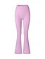 voordelige Yoga leggings en panty&#039;s-Dames Fitness broek Yoga legging sportbroek Lichtgewicht Yoga Fitness Pilates Broeken Zwart Wit Roze Herfst Winter Sport Sportkleding Micro-elastisch