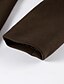 preiswerte Wintermäntel-Damen Mantel Warm Bequem Tasche Knöpfe Mode Einfach Ausgehen Wochenende Doppelreihig Lang Umlegekragen Normale Passform Langarm Oberbekleidung Kaffee Herbst Winter