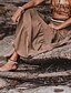 abordables Jupes unies-Femmes Jupe Évasé Occasionnel Maxi Taille Basse Jupes Uni Froncé Micro-Élastique Vacances Rue Noir Blanche Jaune Vert Véronèse Automne Coton