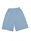 abordables Bermudas-Mujer Chinos Pantalón corto Moda Ropa de calle Básico Longitud de la rodilla Alta cintura Plano Bolsillo Cintura elástica Confortable Suave Cómodo Microelástico Exterior Calle Gris oscuro Azul