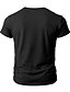 tanie Patriotyczna koszulka dla weteranów-Patriotyczne koszulki dla mężczyzn Amerykańska US Flaga T-shirt Krótki rękaw T-shirt 3D Druk Koszulka z okrągłym dekoltem Moda Codzienna Podstawowa Ulica Casual Codziennie Czarna Czerwona Niebieska